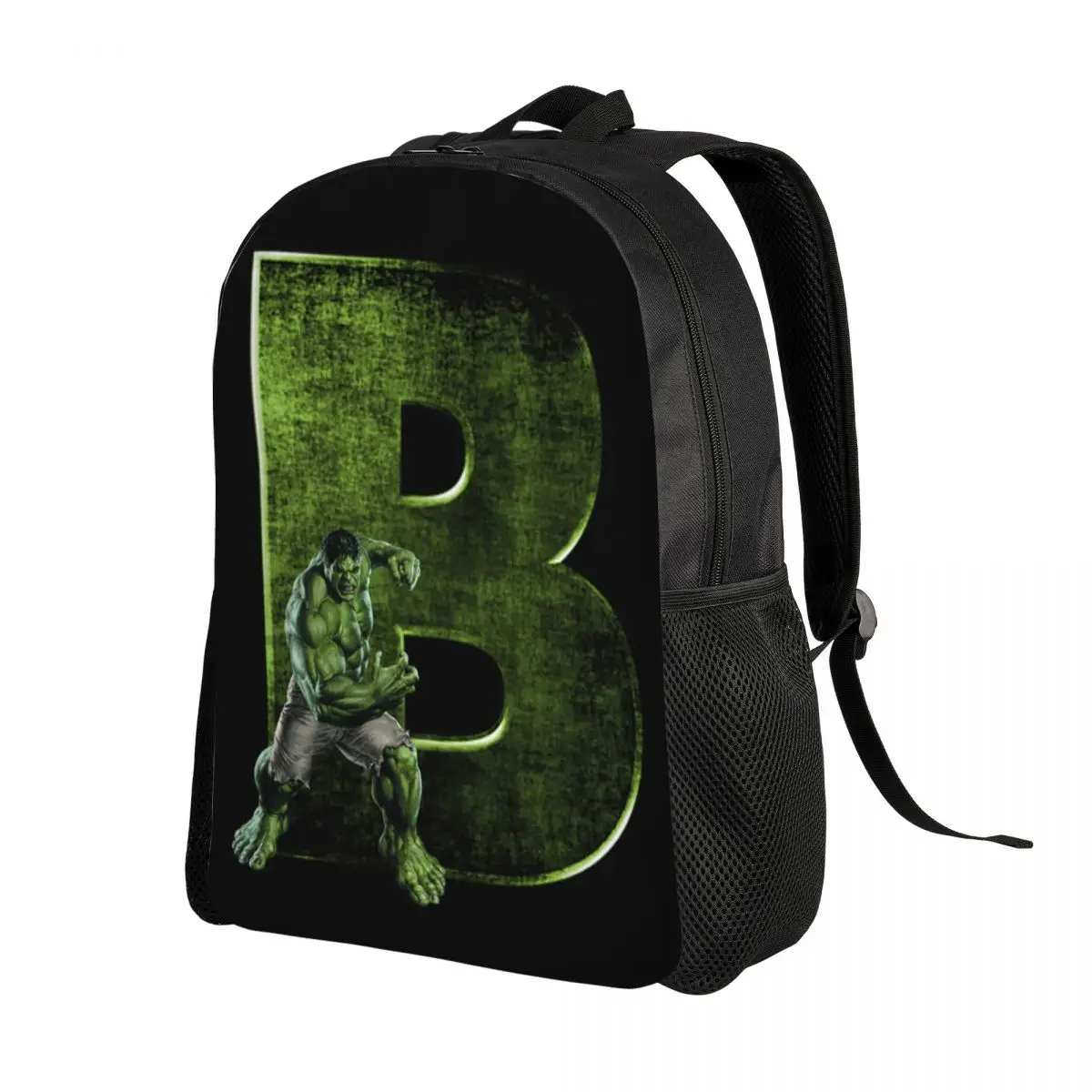 Zaino per Laptop supereroe personalizzato donna uomo Bookbag di base per borsa Hulk verde per studenti della scuola universitaria