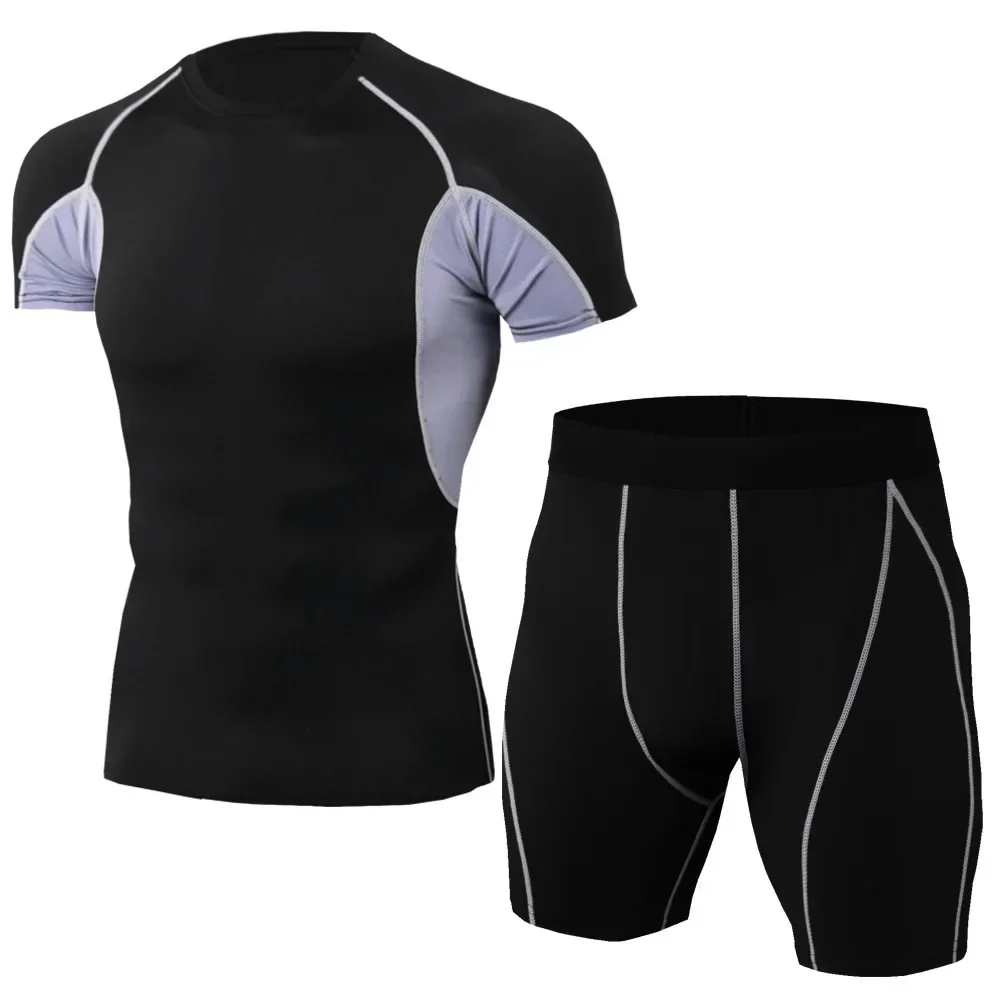 Rashguard Herb J-Ensemble De Compression MMA Pour Homme، Couche De Base، Vêtements De Course، تي شيرت À Manches Courtes