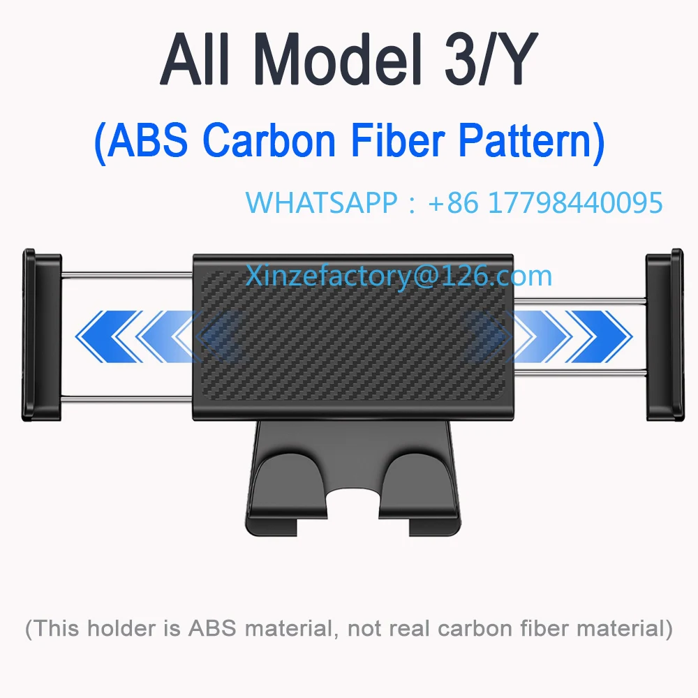 Tablet Holder For  3 Y Juniper Back Seat Phone Mount Hook 360° Stand Center Console Organizer A