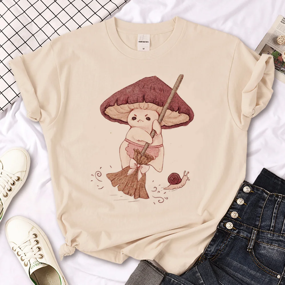 Koszulka Damska Ślimak Manga Anime Harajuku T-shirt Dziewczęcy Odzież Harajuku Odzież Damska Moda Graficzne Koszulki Letnia Odzież Uliczna