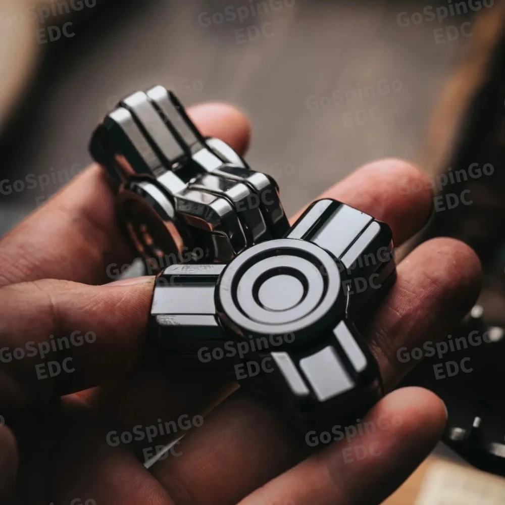 TQ EDC Frog-E Fidget Spinner Open Nail Gyro Three-Bladed Fidget Spinner ADHD-friendly Sensory Toy Novelty Gifts