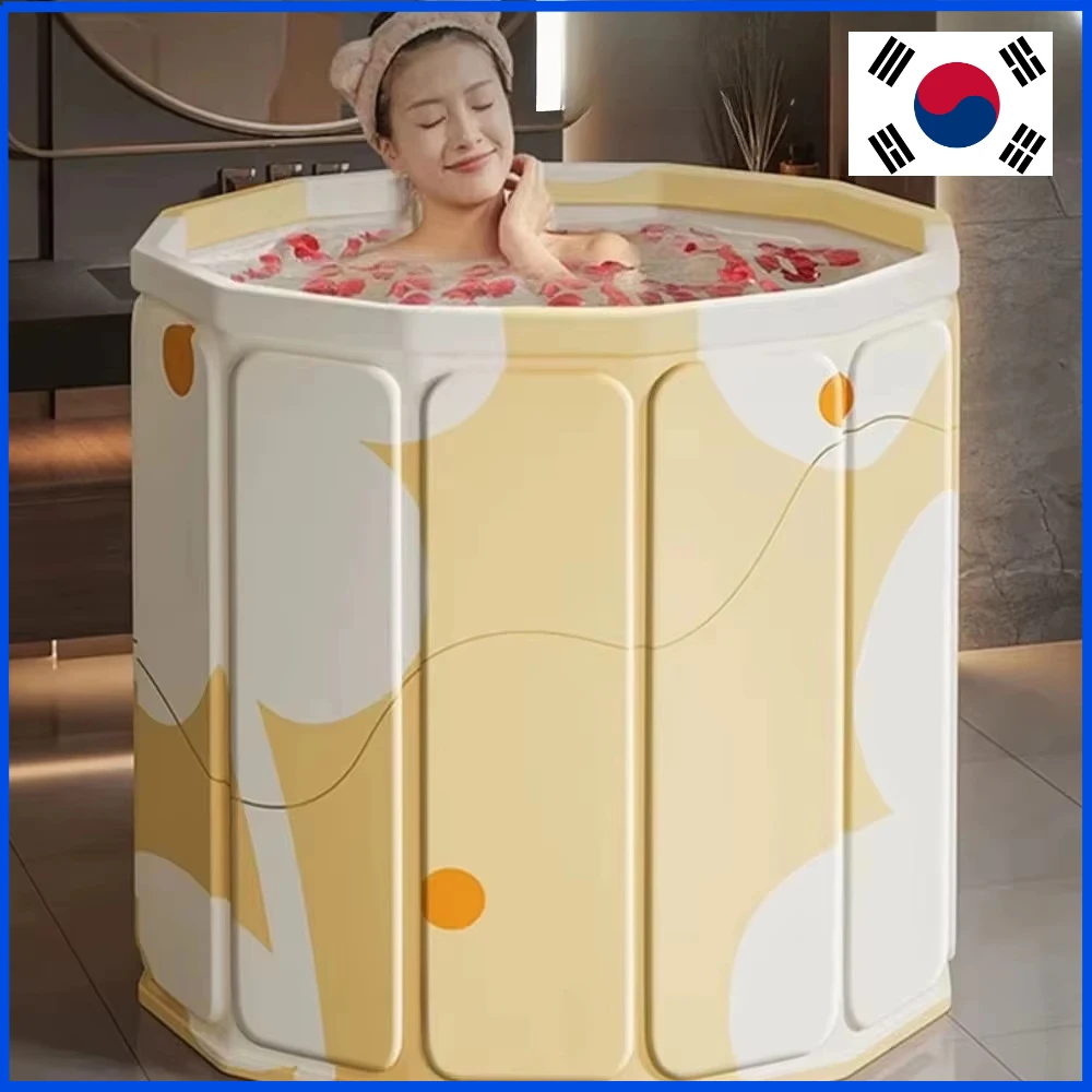 

Winter Bathtub for Adults, Portable Hot Tub Spa, Thickened Foldable Bath Bucket with Long-Lasting Heat Retention, Indoor Use