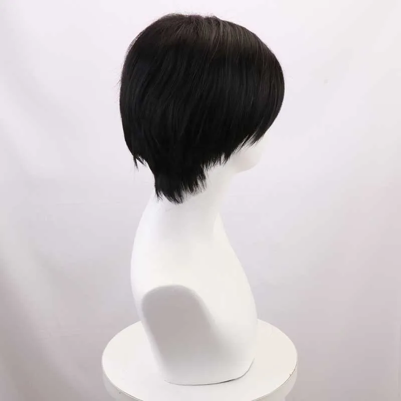 Killing Stalking Yoon Bang Junho Attack On Titan Levi Kapitan Anime Cosplay Peruka Siatka Różowa