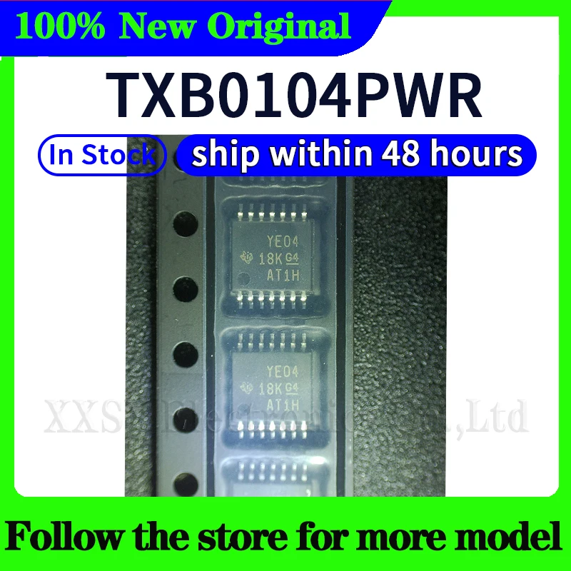 

TXB0104PWR In stock 48 hours ship