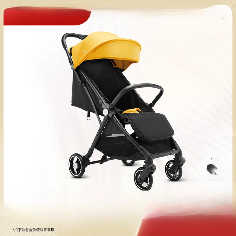 

Baby Stroller One-Click Automatic Folding Can Sit and Lie Lightweight Baby Walking