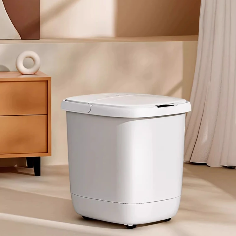 

Автоматическая ванна для ног, спа-электрический массажер с подогревом и постоянной температурой, портативная ванна для замачивания и встроенным хранилищем кабеля