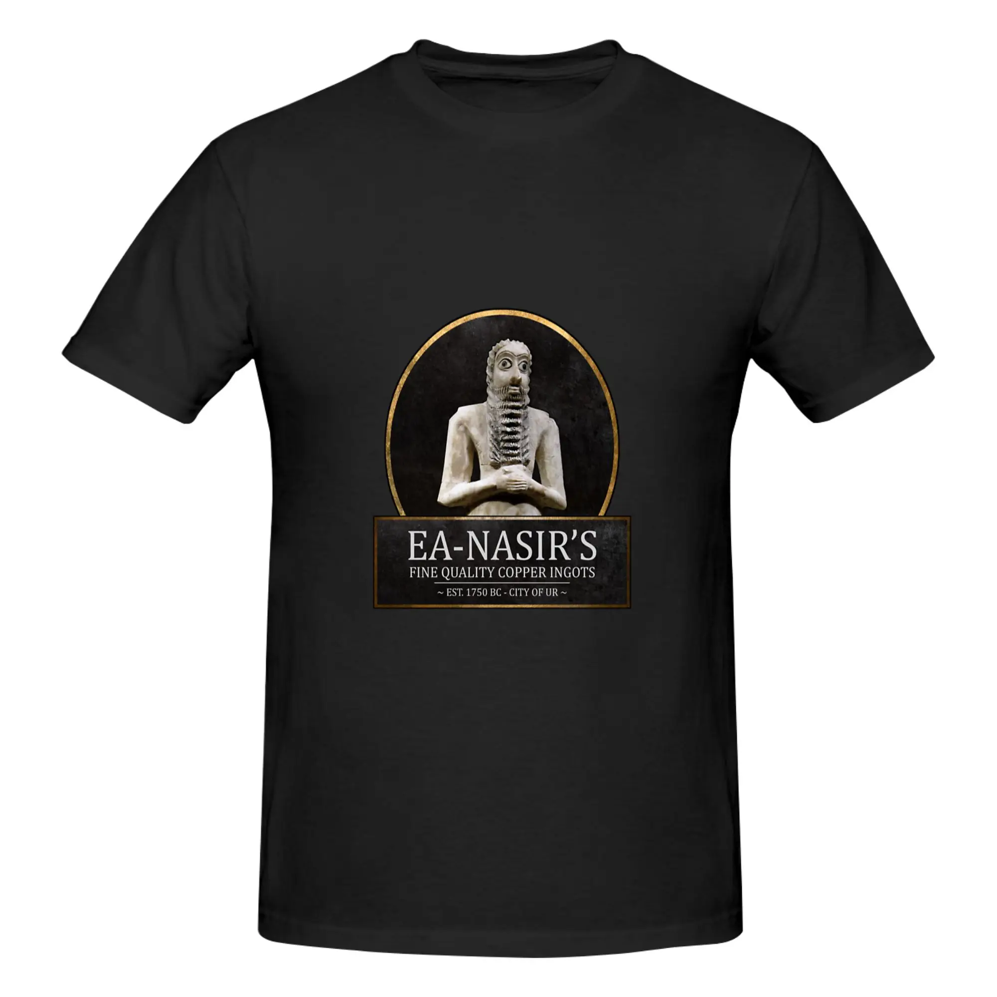 T-shirt imprimé pour hommes, unisexe, humoristique, avec l'inscription « Ea-Nasir s Fine Quality Copper Ingots - Funny Bronze Age History Meme », T-shirt de sport