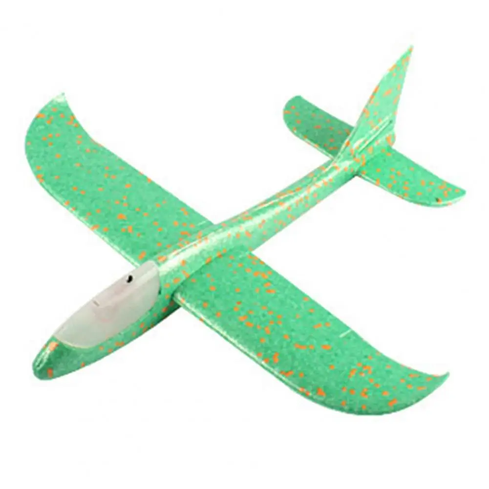 Funny Flying Planes Toy  3-speed Flashing Lightweight Glowing Plane Toy  LED Glowing Flying Glider Planes Game