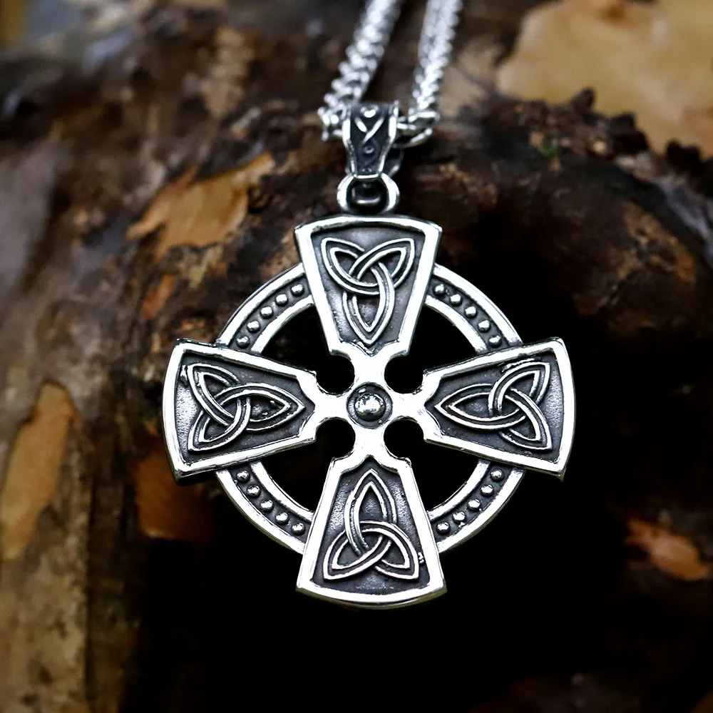 2022 2022 New Viking 316L Stainless Steel Valknut Celtic Cross Pendant Fashion Jewelry Free Shipping Dropshipping free shipping