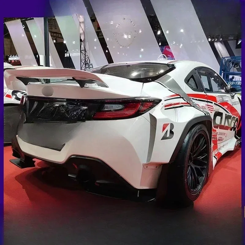 سوبارو BRZ تويوتا GR86 ألياف الكربون ضاغط زعنفة ثابتة الرياح الجناح لتويوتا 86 تعديل GT22Car أجزاء #2