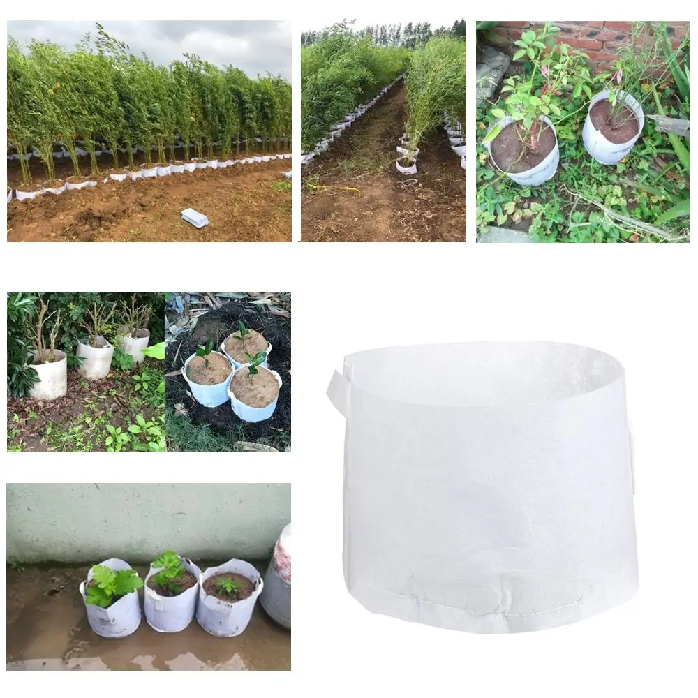 

Eco-friendly Thickening Garden Tools Planters Supplies Grow Bag Plant Pouch Root Container Round Fabric Pots