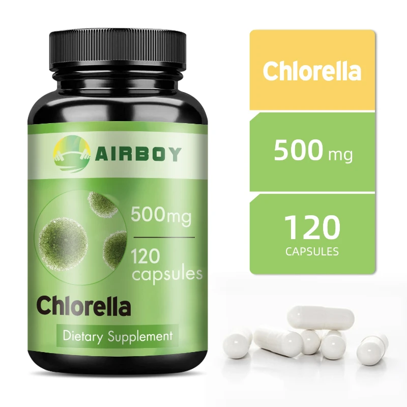 

Chlorella - Natural Ingredients, Support Antioxidant, Gut Health, Skin Health, Improve Digestion, Non-GMO