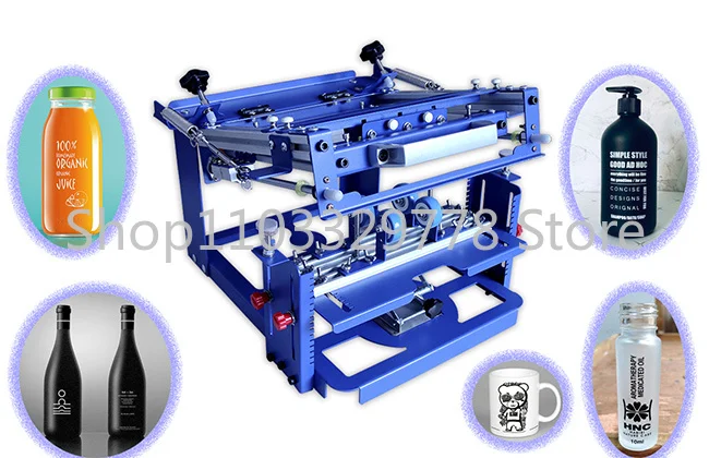 Manual Curved Screen Printing Machine Bottle Printing Machine Manual Screen Printing Machine