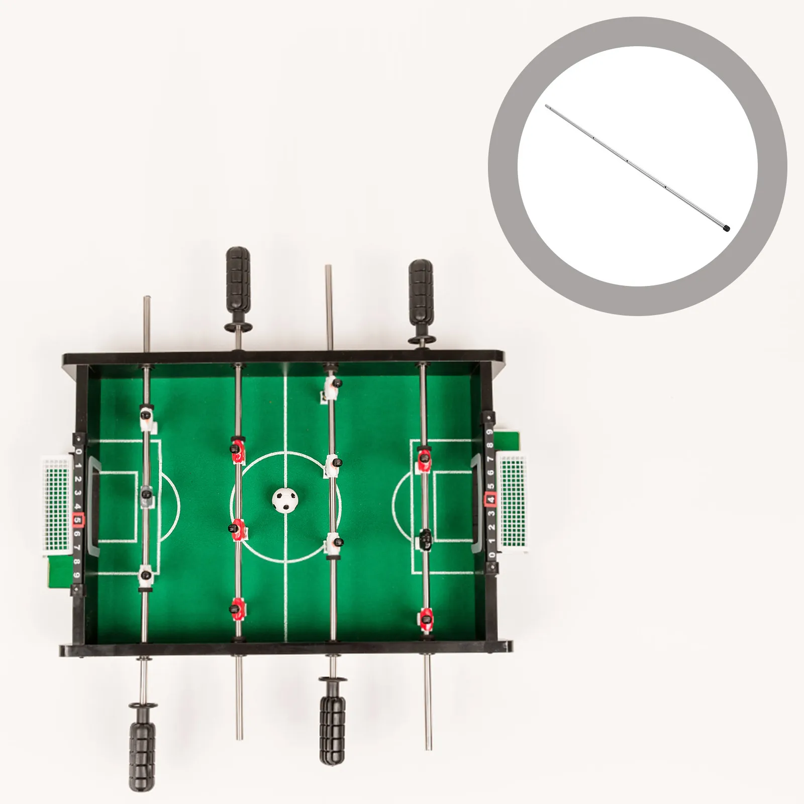 

Heavy Duty Stainless Steel Foosball Rod Replacement for Table Soccer Machine Smooth Operation Ergonomic Grip Table Football Part