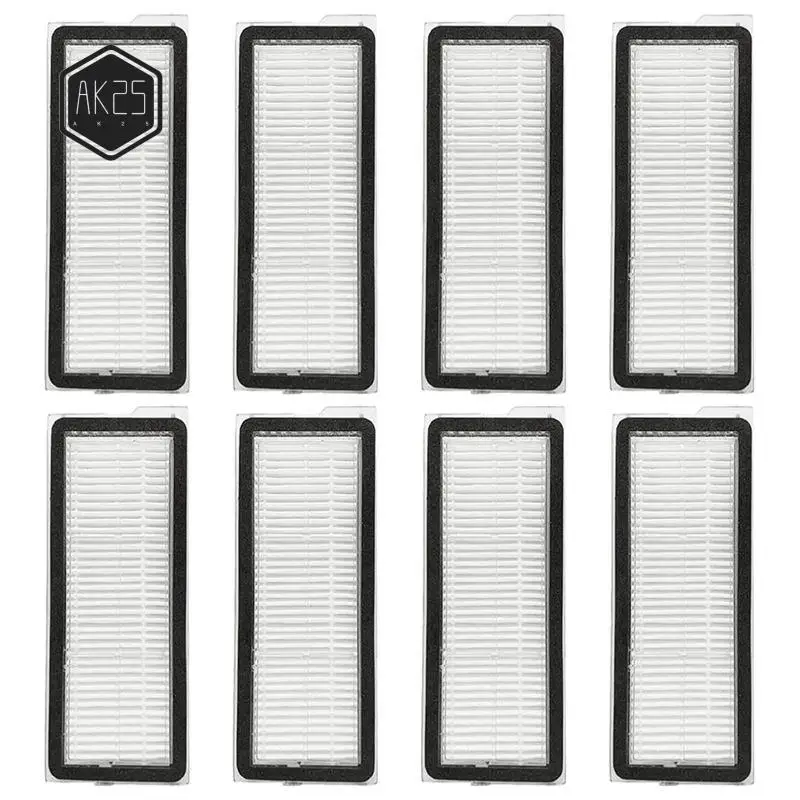 

Фильтры HEPA AK25-8 PCS для роботов-пылесосов Roborock Qrevo Curv, P10 Pro, P20 Pro, Qrevo S, Qrevo Pro, Qrevo Maxv, аксессуары для роботов-пылесосов