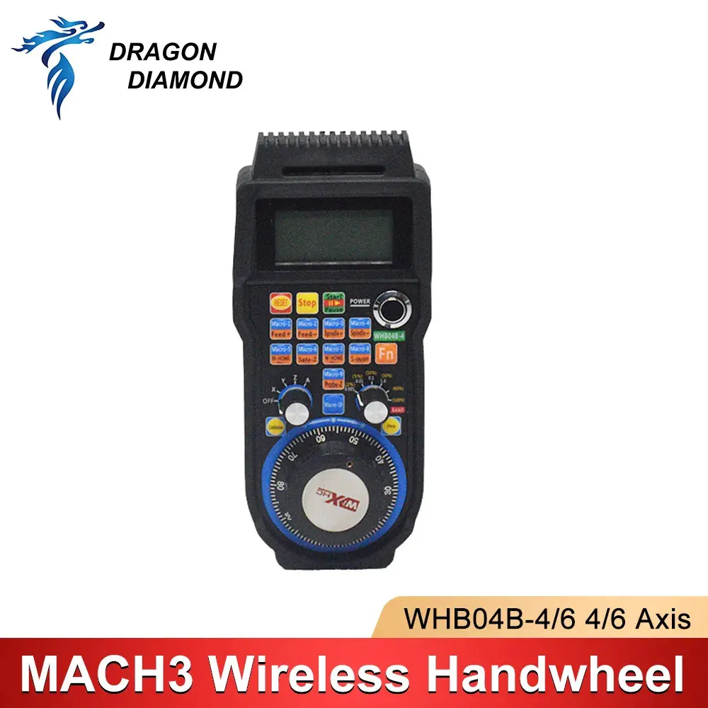 

DRAGON DIAMOND XHC CNC Mach3 Handwheel Wireless Mach3 MPG Pendant Handwheel For Milling Machine 4 6 Axis MPG WHB04B-4 WHB04B-6