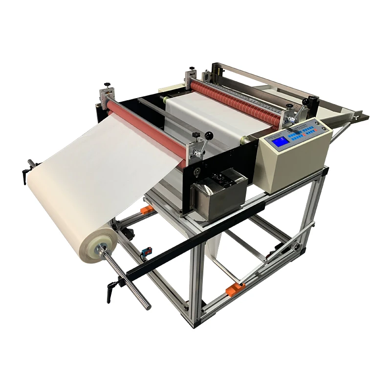HD-500Z Automatic Unwinding And Slitting Machine For Film Paper Fabric And Foam Roll To Sheet Cutting