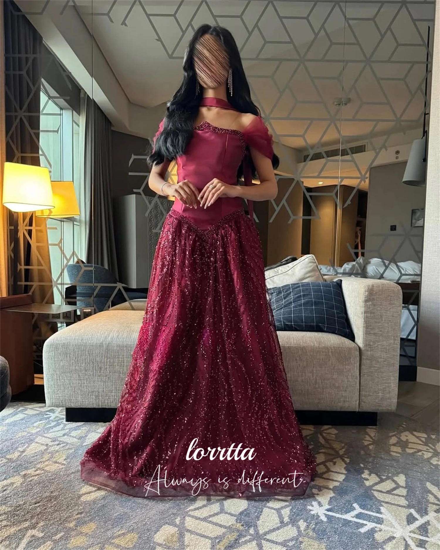 Lorrtta Op maat gemaakte jurk voor speciale gelegenheden Luxe avondjurk 2026 Sharon Happy Evening Dresses galajurken فساتين سهرة