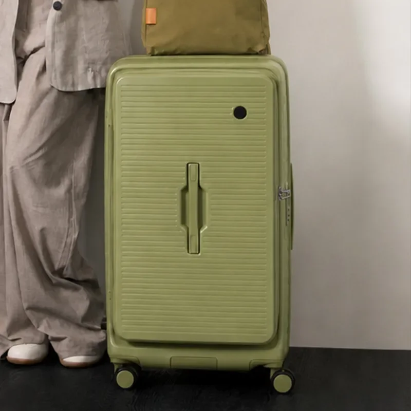 Large capacity suitcase three-piece set suitcase sports style trolley case strong and drop-resistant suitcase