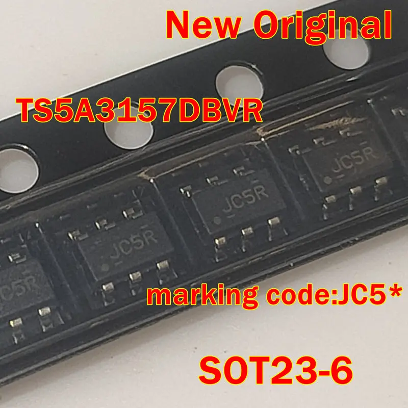 

1pcs to 100pcs TS5A3157DBVR SOT23-6 New Original marking code:JC5* Single-pole double-throw analog switch