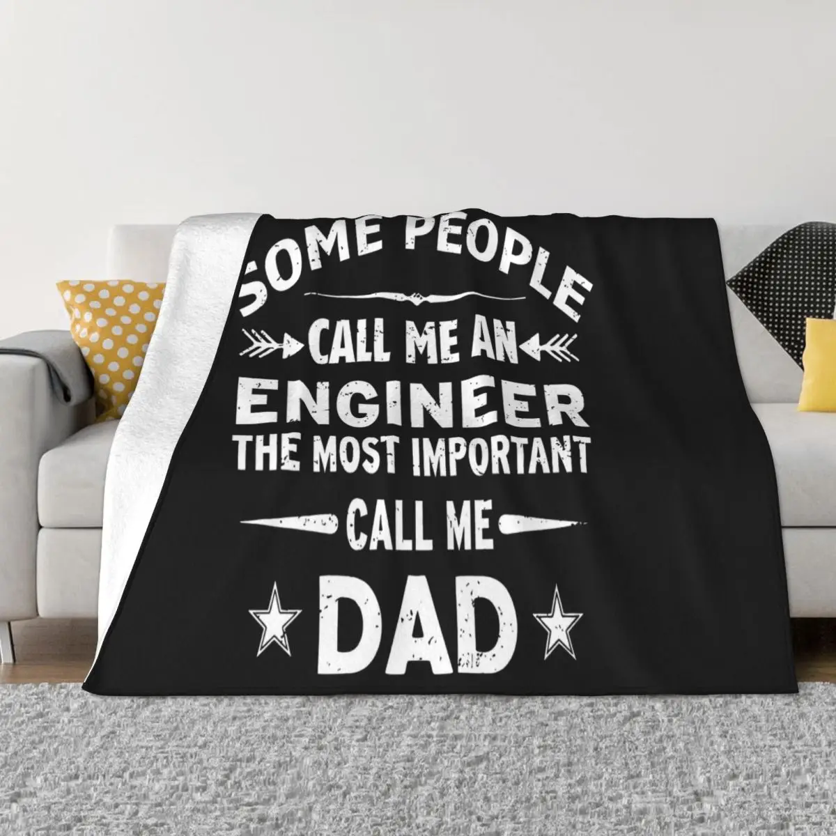 Engineer Dad Fathers Day Gift For Engineer Dad Steampunk Humour Newest 2021 Plus Size Summer Throw Blanket