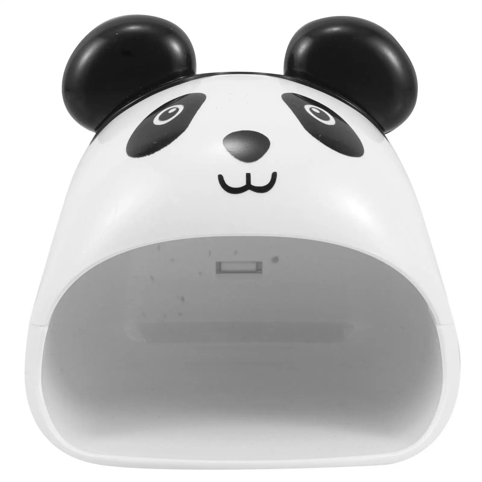 

Портативная мини-сушилка Cute Panda USB для гель-лака на один палец, черно-белая, синяя лампа для ногтей, гелевая лампа для ногтей, портативная сушилка для ногтей