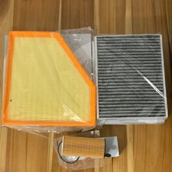 3PCS For BM 320i 330i f30 LCI 2.0T air filter 13718605164 oil filter 11428575211 cabin filter 64119237555
