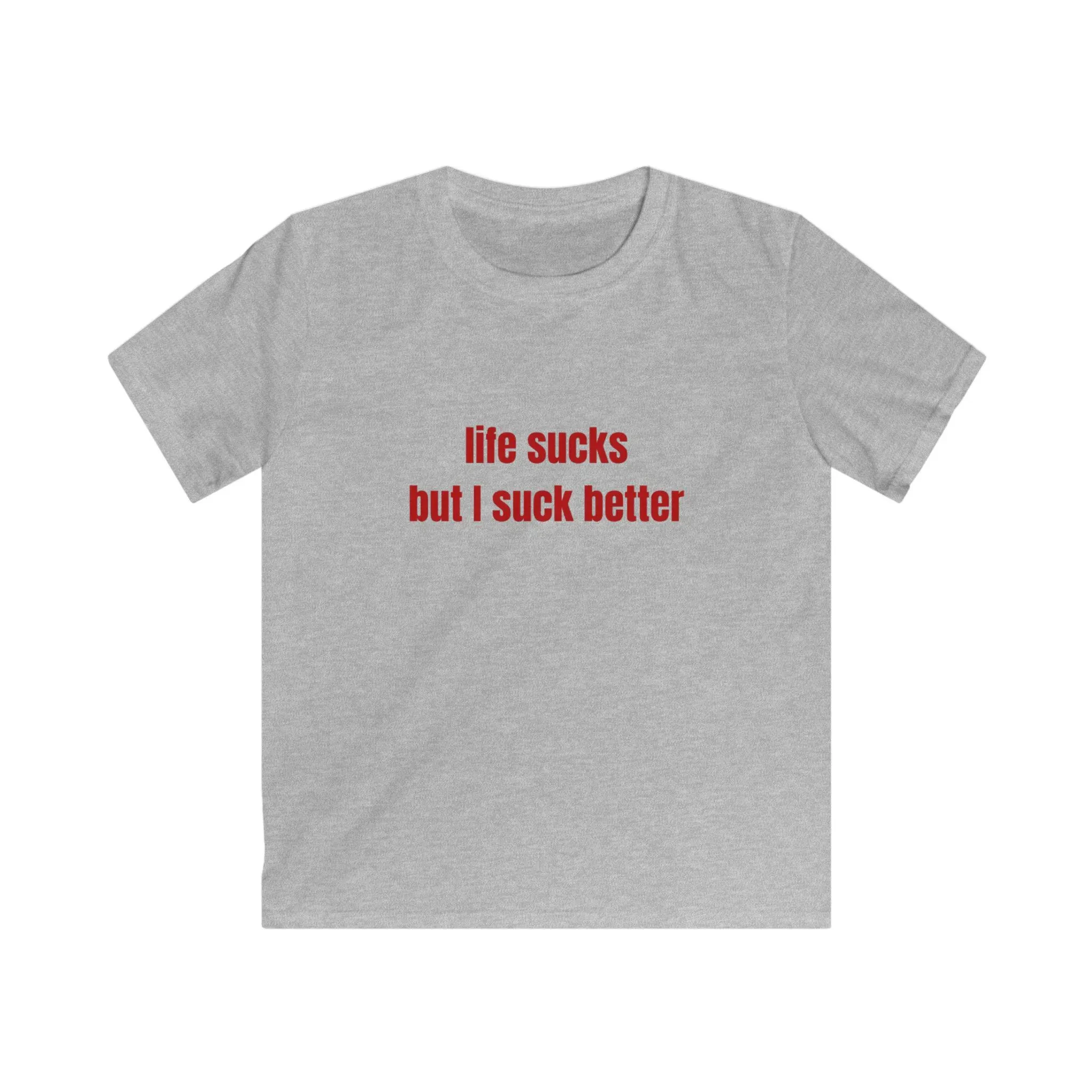 Life Is Tough, But I Work Harder. Men's and Women's Casual Fashionable, Relaxed and Comfortable, Fun Slogan T-shirts