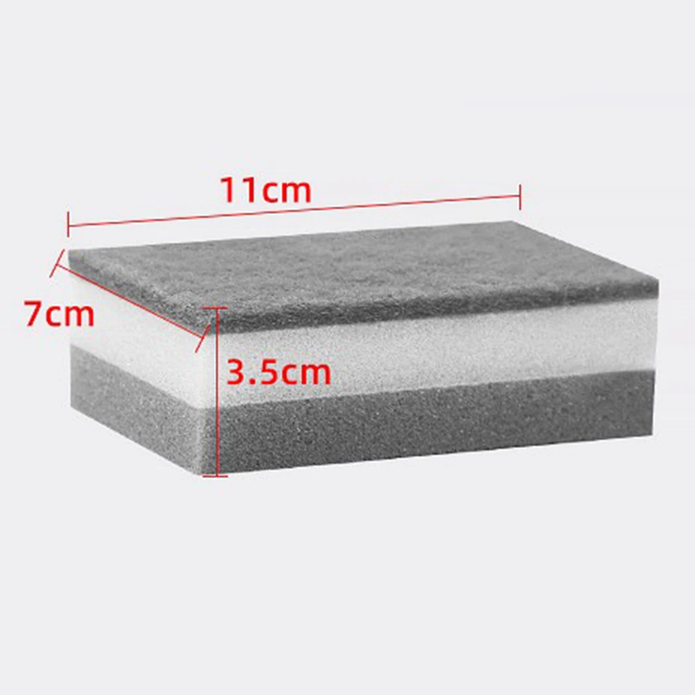 1/2/5pcs 주방 청소를위한 회색 흰색 식기 세척 스폰지 11x7x3.5cm 두꺼운 고밀도 식기 세척 스폰지 가정용 청소기