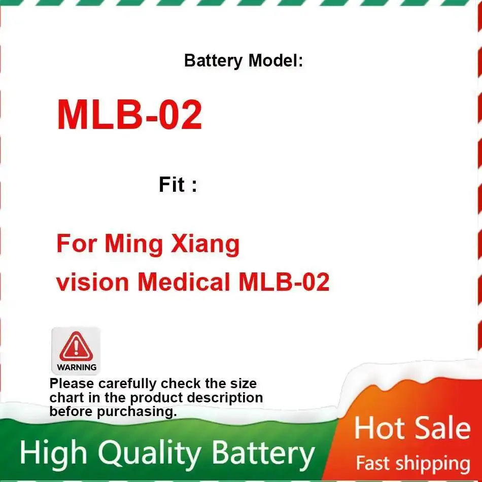 

3100Mah For Ming Xiang Vision Medical Mlb-02 Rapid Charging - Related Device Battery