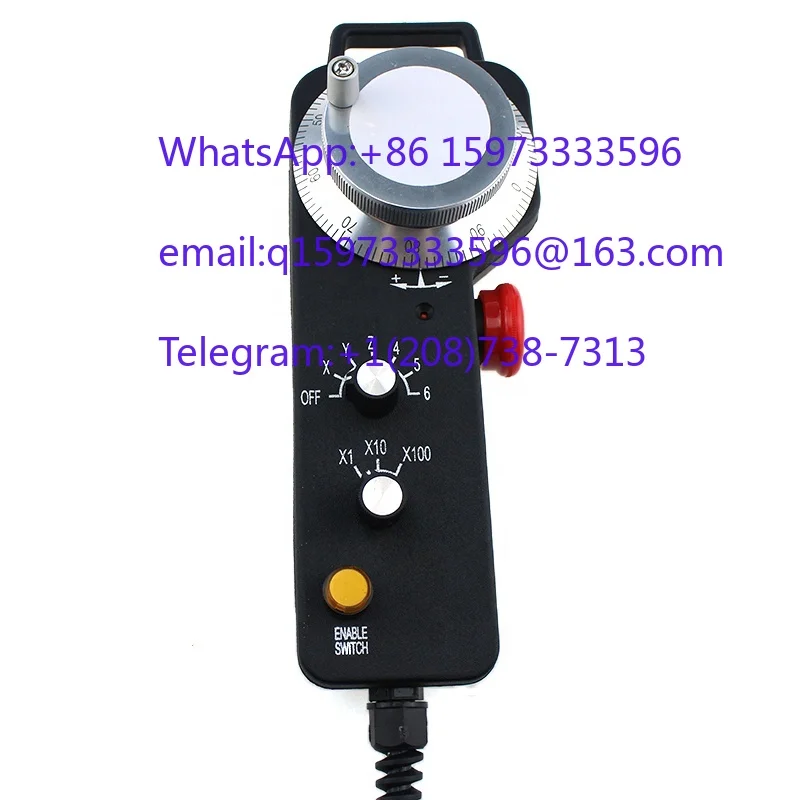 ndustrial Hand Wheel Rotary Encoder Manual Pulse Controller IP50 Protection Line Driver Output for CNC Machining Center