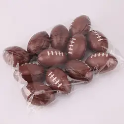 Mini Foam Footballs 12 Pcs Party Favor Balls for Kids | Mini Football Stress Ball Bulk | Toy Sports Foam Football for Kids