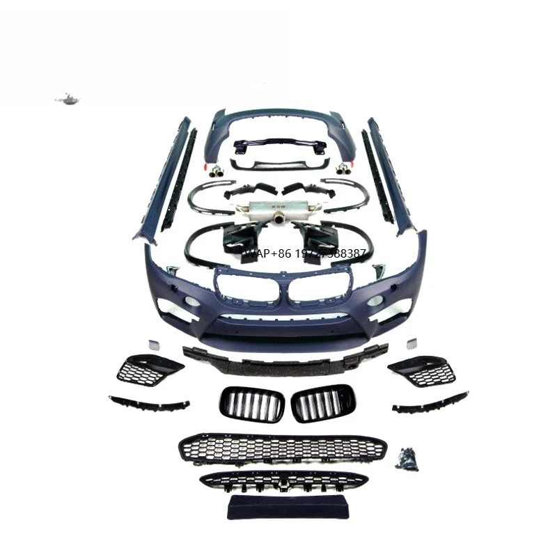 

X5 F15 Body Kit X5 M Style High Quality pp 2013- 2018y Front Bumper Rear Bumper Car Side Skirt Facelift