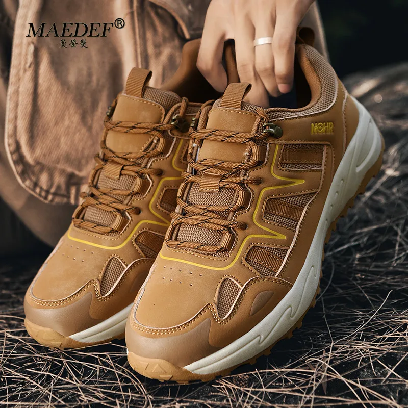 Maadef sapatos masculinos tênis homem botas ao ar livre esportes masculino tênis de luxo designer inverno escalada trekking tênis para homens sapatos