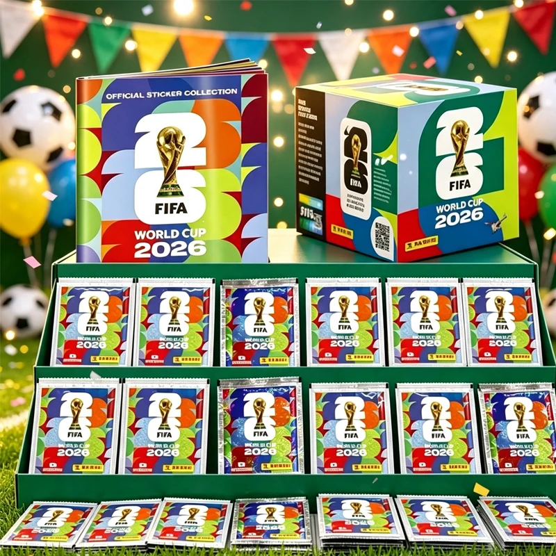 In Stock New 2026 Panini World */*Cup Sticker Pack Panini Soccer Card Soccer Memorabilia Collection Panini Football Cards Gifts