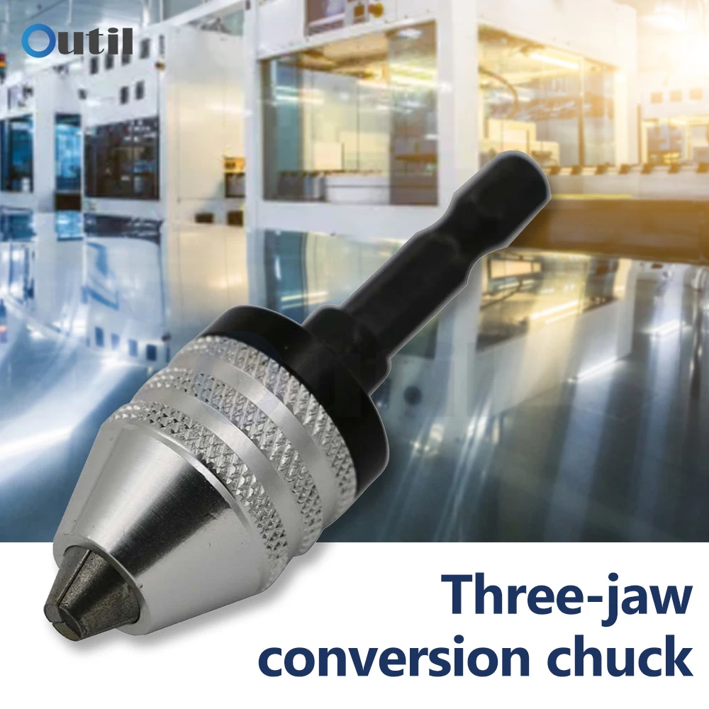 

Дрель-патрон Бесключевая отвертка Адаптер ударной отвертки Электрический зажим для микромотора Мини-патрон Крепление Адаптер для сверл с шестигранным хвостовиком