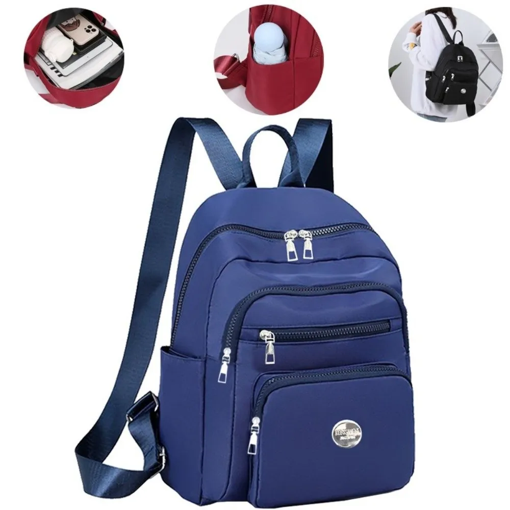 Practical Large Capacity Student Schoolbag Adjustable Breathable Travel Backpack Oxford Cloth Durable Men's Backpacks for Work