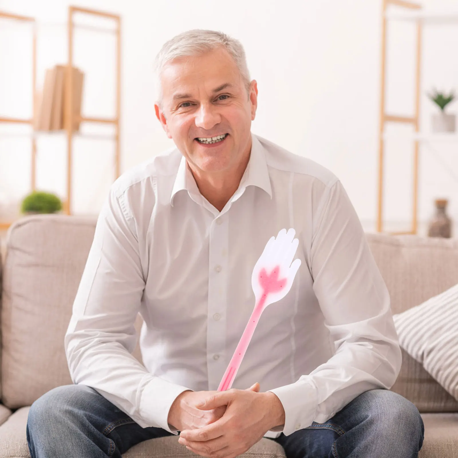 

Upgraded Silicone Manual Hammer Back Massager Acupoint Muscle Relaxation Tool Lightweight Handheld Massage Stick Neck Shoulder