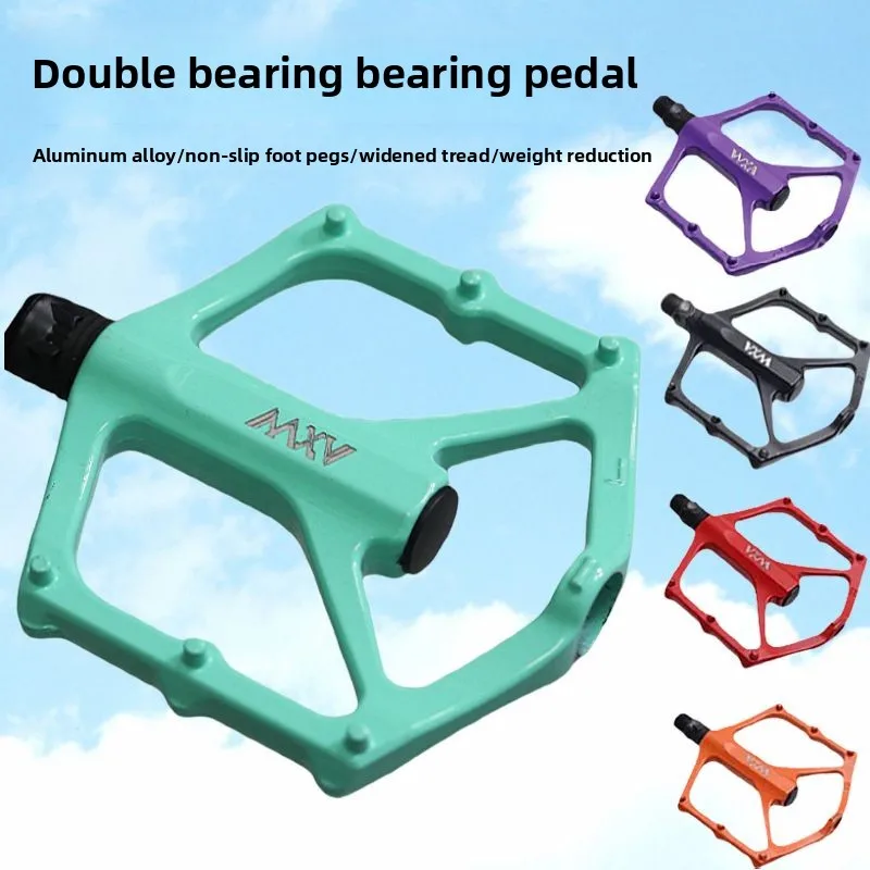 Double Pelin Rennrad Mountainbike Pedal Pedallager Anti-Rutsch-Fahrradzubehör Aluminium Pedalbasis Allzweckfahrrad