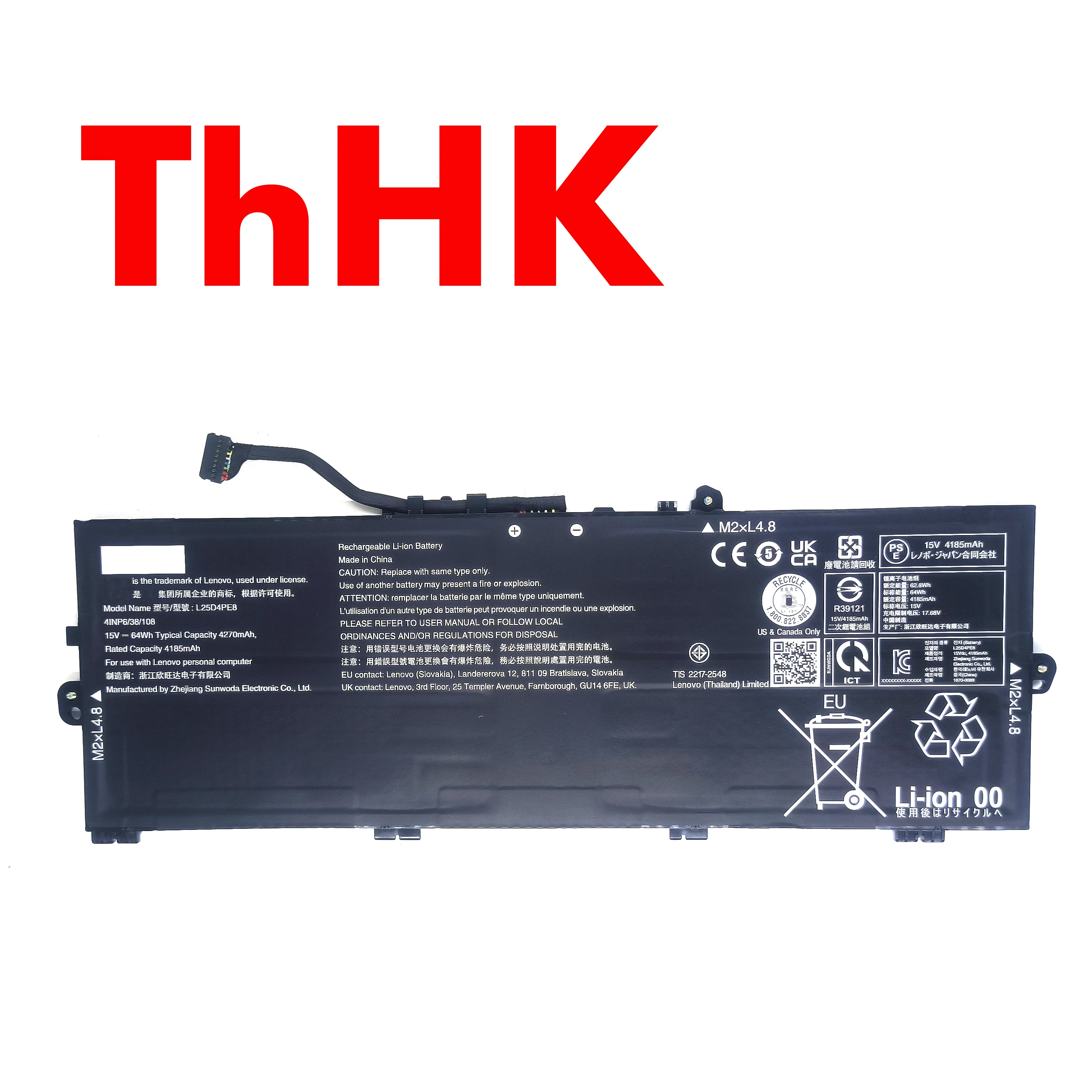 

Genuine Original L25D3PE8 48WH/64Wh L25D4PE8 SB11Q73055 Laptop Battery For Lenovo ThinkPad E14 Gen 7 ThinkPad E16 Gen 3 Gen 4