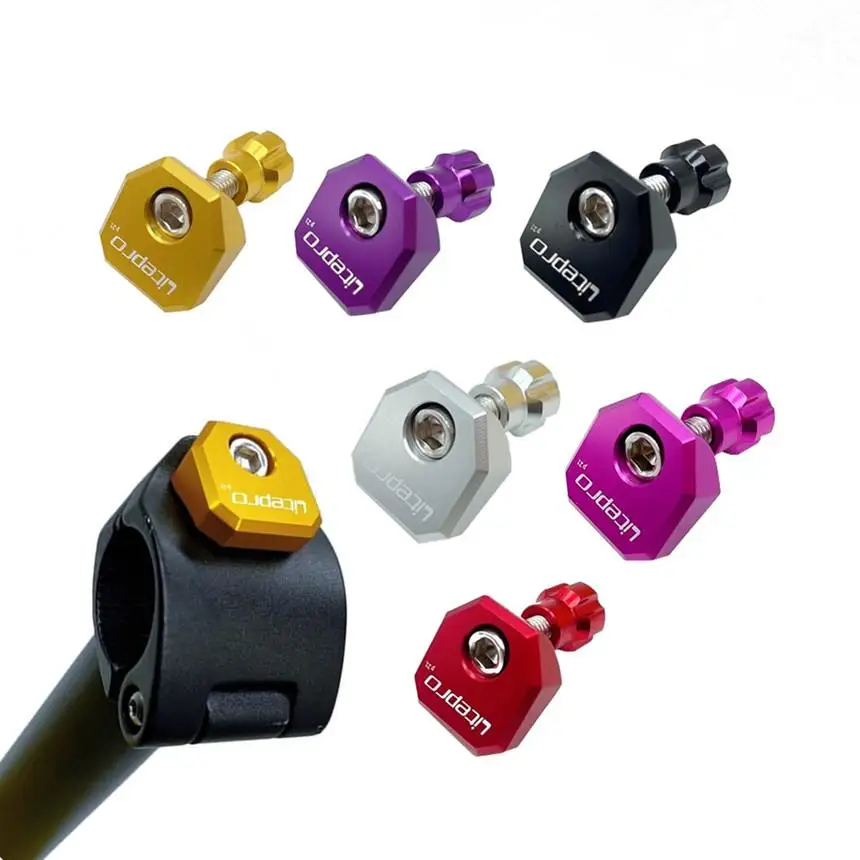 

Litepro Folding Bike Stem Safety QR Buckle For Brompton Dahon Bicycle Head Tube Fixing Cover Quick Release Top Cap Lock Clamp