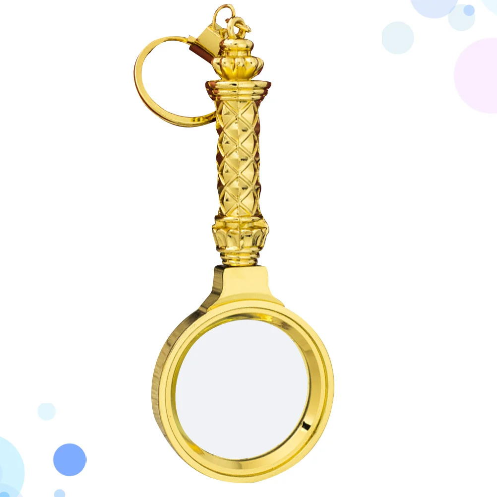 Lupa de mano resistente, lupa ligera para inspección cerrada, reparación de lectura, recogida de lupa de lectura portátil