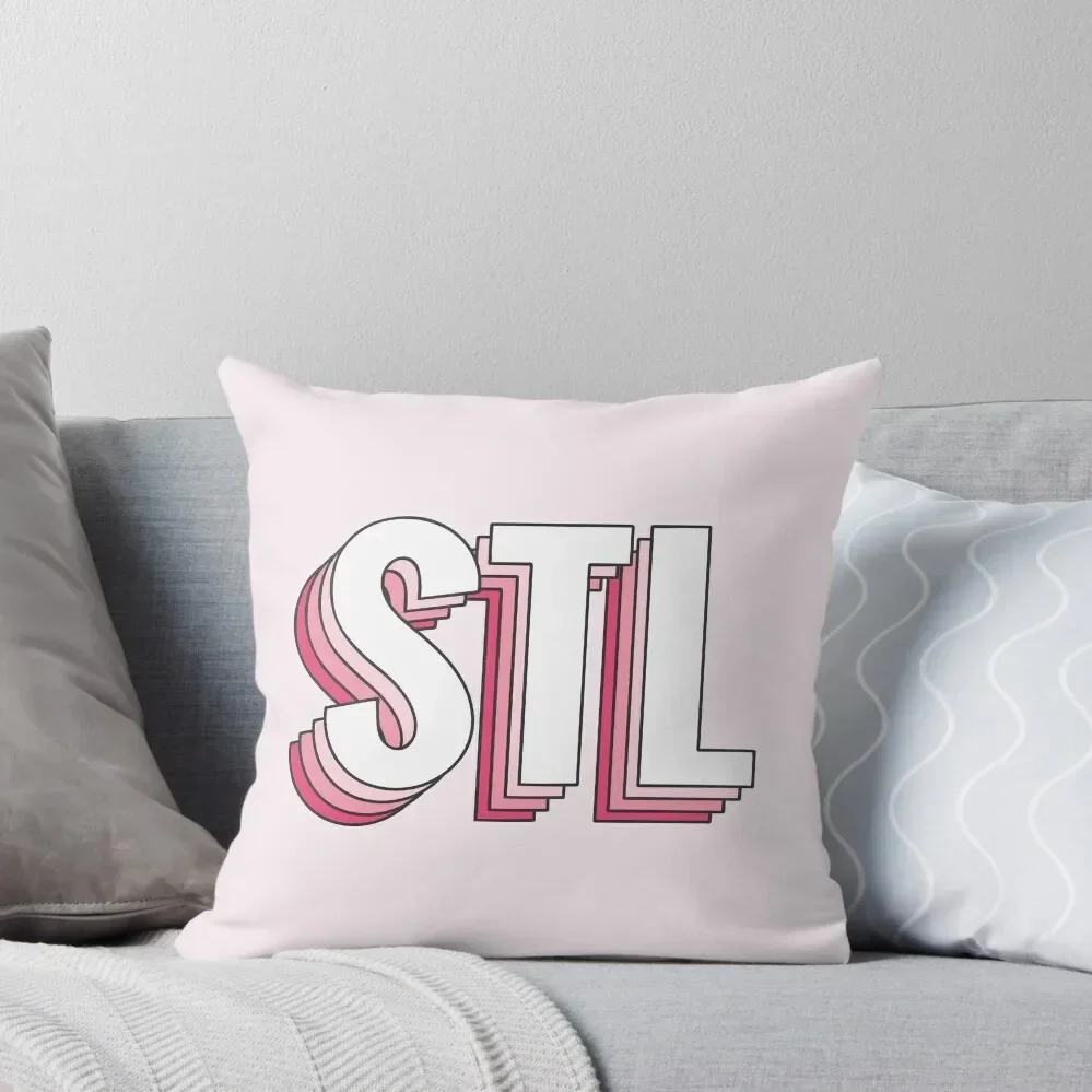 

Pink STL Throw Pillow Sofa Cushions Covers Pillowcases For Pillows pillow