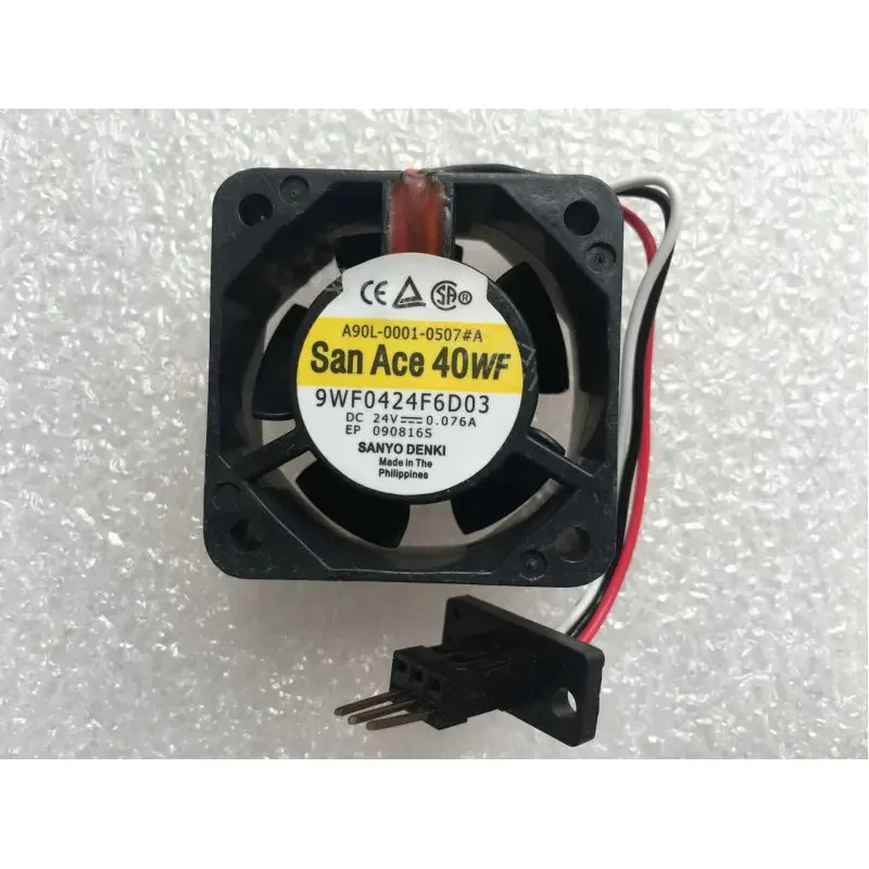 Factory Price San Ace 40WF 9WF0424F6D03 A90L-0001-0507#A DC 24V FANUC Fan with 3 Pin Plug