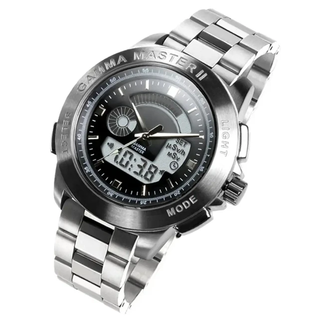 時計 POLIMASTER PM1208M Amazon | ガイガーカウンター腕時計 (ステンレス製ベルト