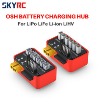 SKYRC Battery Charging Hub OSH 6-Port 1S Battery Charging Hub For LiPo LiFe Li-ion LiHV Support B6neo B6ACneo B6neo+ B6neo 2