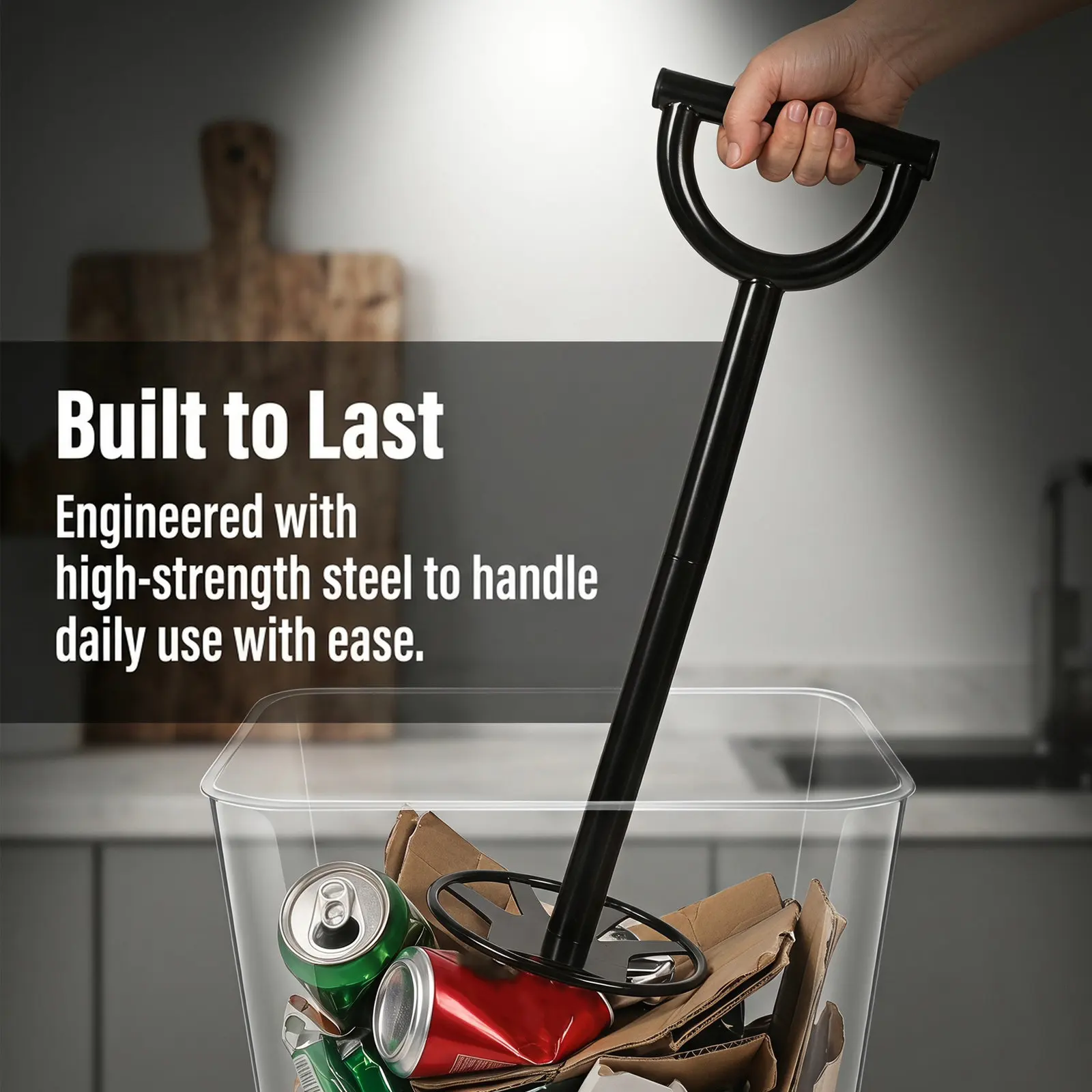Automatic Kitchen Garbage Compressor Food Waste Disposal Machine Household Trash Compacting Device Efficient Quiet
