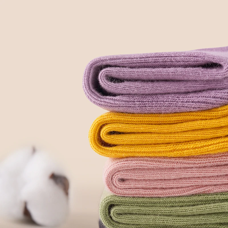 어린이 및 성인용 발레 모던 댄스 양말, 미끄럼 방지, 소녀용 크루 길이 그립 연습 요가 양말