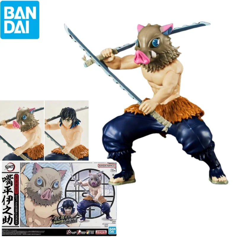 

Bandai in Stock Original Demon Slayer Anime Figure Hashibira Inosuke Action Figures Toys for Boys Kids Gifts Collectible Model