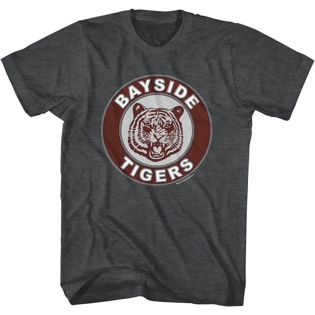 Saved by the Bell Bayside Tigers Roar Emblem Men's T Shirt High School Slater